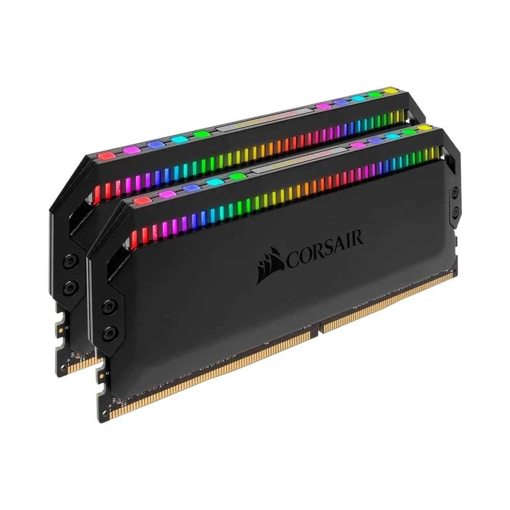 Ram PC Corsair Dominator Platinum Black RGB (CMT32GX4M2E3200C16) 32GB (2x16G) DDR4 3200MHz