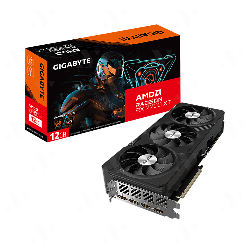 Card màn hình GIGABYTE RX 7700 XT GAMING OC 12G GV-R77XTGAMING OC-12GD