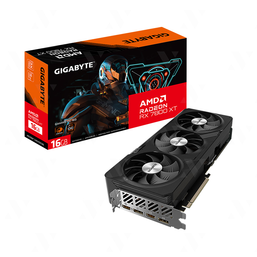 Card màn hình GIGABYTE RX 7800 XT GAMING OC 16G GV-R78XTGAMING OC-16GD