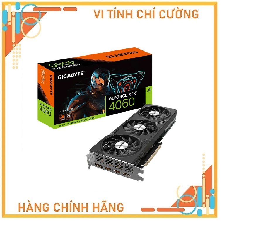 Card màn hình GIGABYTE GeForce RTX 4060 GAMING OC 8G 8GB GDDR6 (N4060GAMING-OC-8GD)