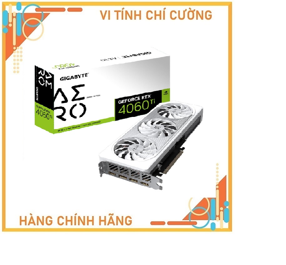 VGA Gigabyte RTX 4060 Ti Aero OC 8GB (N406TAERO OC-8GD)