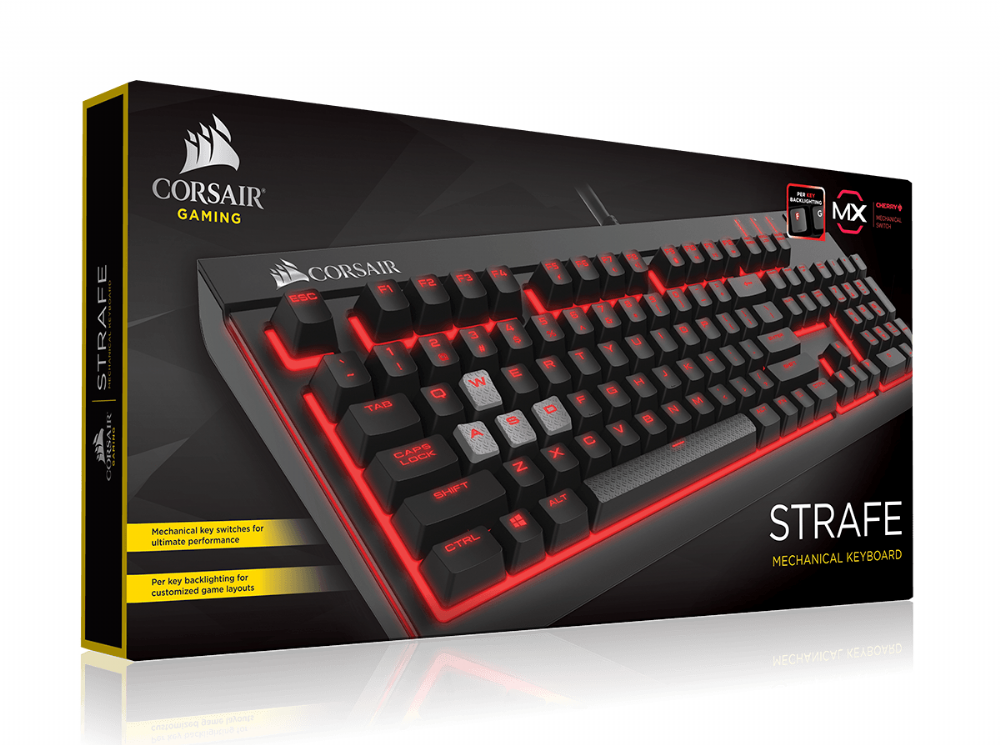 BÀN PHÍM MÁY TÍNH CORSAIR - Strafe MX Red - CH-9000088-NA - GAMING GEAR