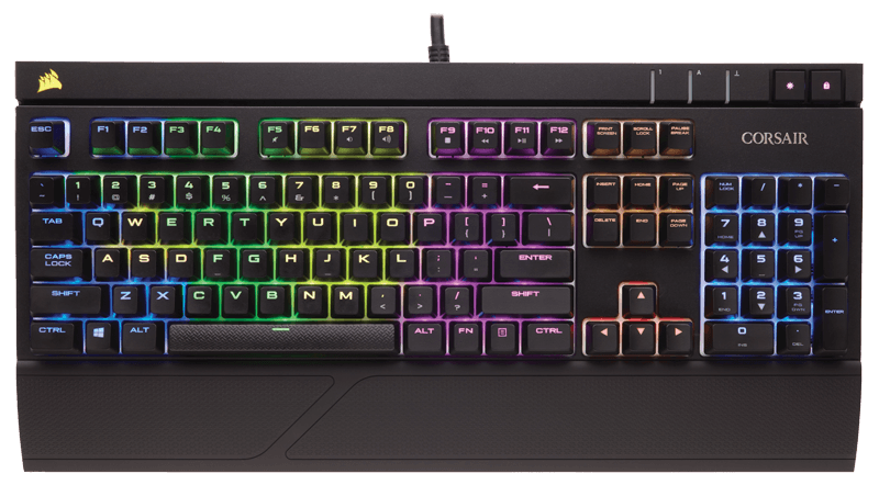 BÀN PHÍM MÁY TÍNH CORSAIR - Strafe RGB MX Brown - CH-9000094-NA - GAMING GEAR