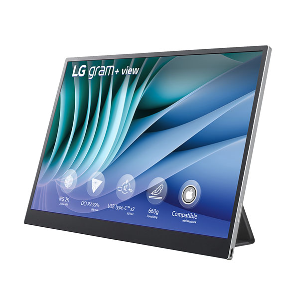 Màn hình mở rộng LG Gram + View 16MR70.ASDA5 16 inch (2K/IPS/60Hz/DCI-P3 99%/USB C)