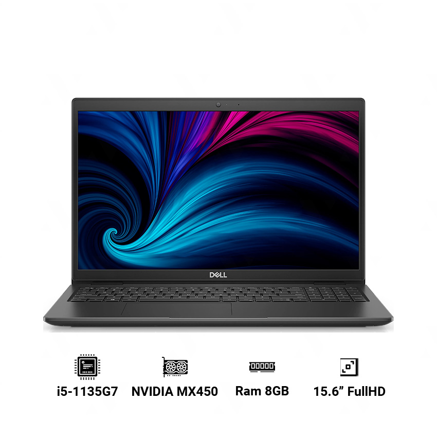 Máy tính xách tay Dell Latitude 3520, i5-1135G7, 8GB, 256GB SSD, MX450 2GB, 15.6