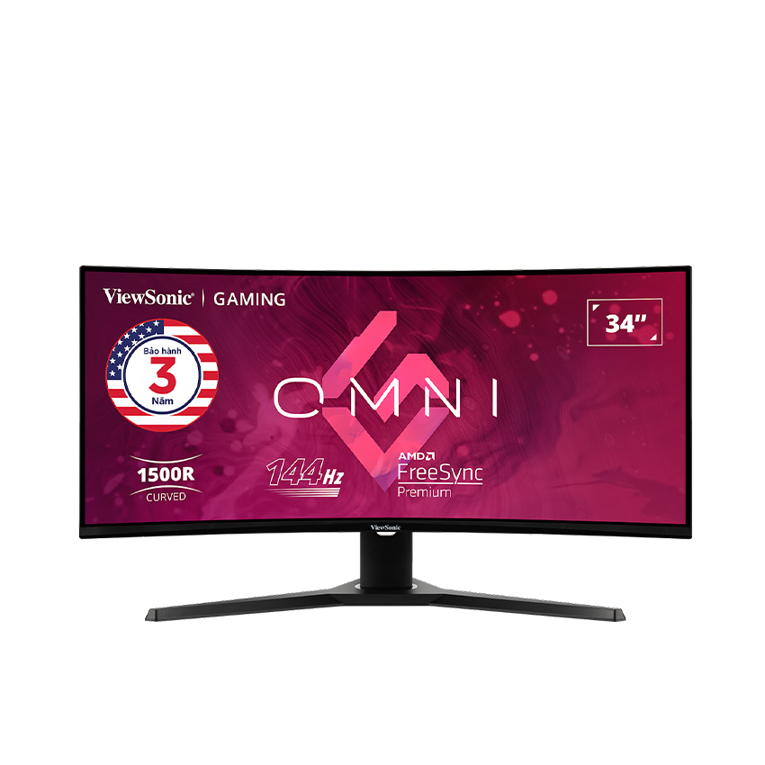 Màn hình ViewSonic VX3418-2KPC WQHD VA 144Hz 1ms