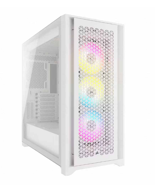 Vỏ máy tính Corsair iCUE 5000D RGB Airflow, True White