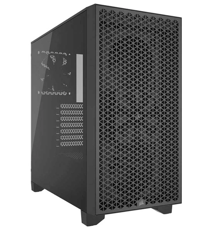 Vỏ máy tính Corsair 3000D Tempered Glass Mid-Tower, Black 