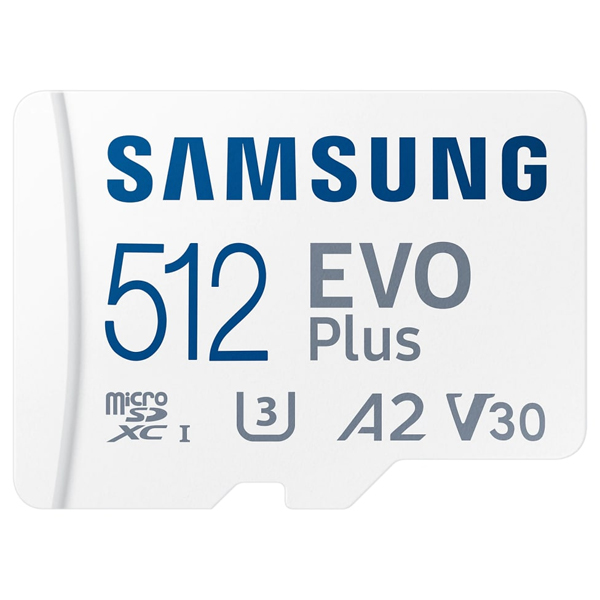Thẻ nhớ microSD SamSung EVO Plus 512GGB / C10, V30, A2, up to 130MB/s