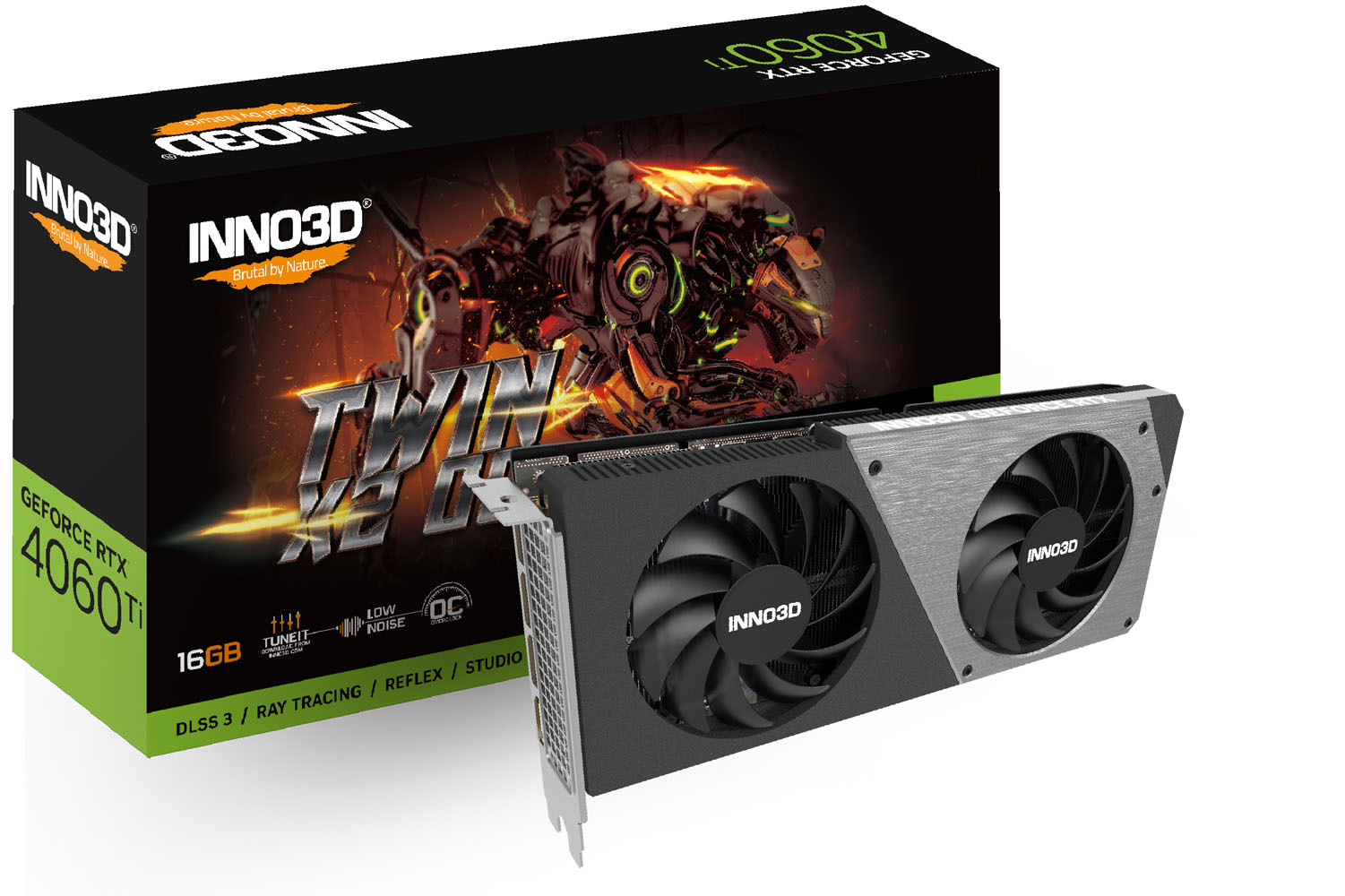 Card màn hình INNO3D GEFORCE RTX 4060 Ti 16GB TWIN X2 OC