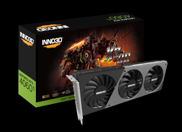 Vga Inno3D GeForce RTX 4060 Ti X3 OC 8GB GDDR6