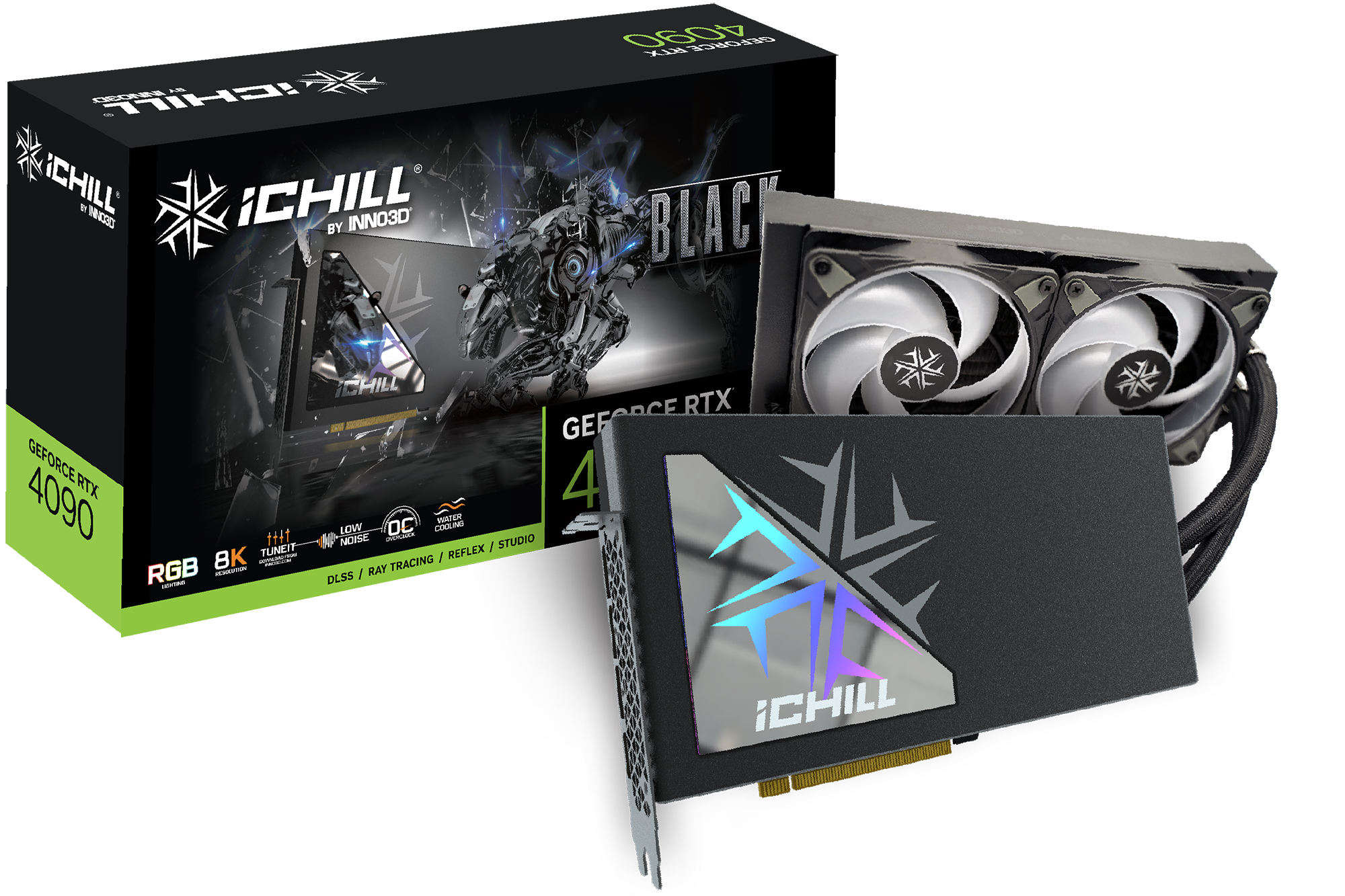 VGA INNO3D GEFORCE RTX 4090 ICHILL BLACK