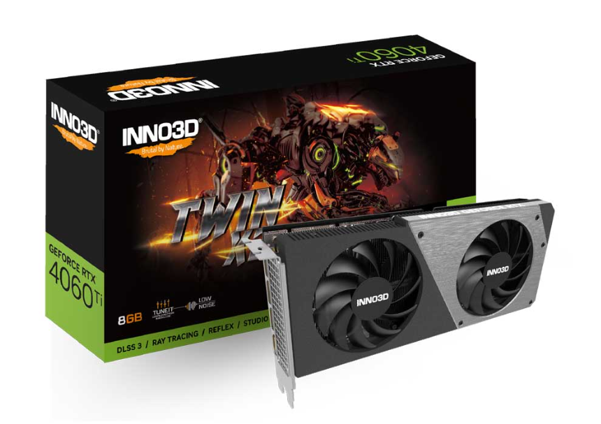 Card màn hình INNO3D GEFORCE RTX 4060 Ti 8GB TWIN X2 OC