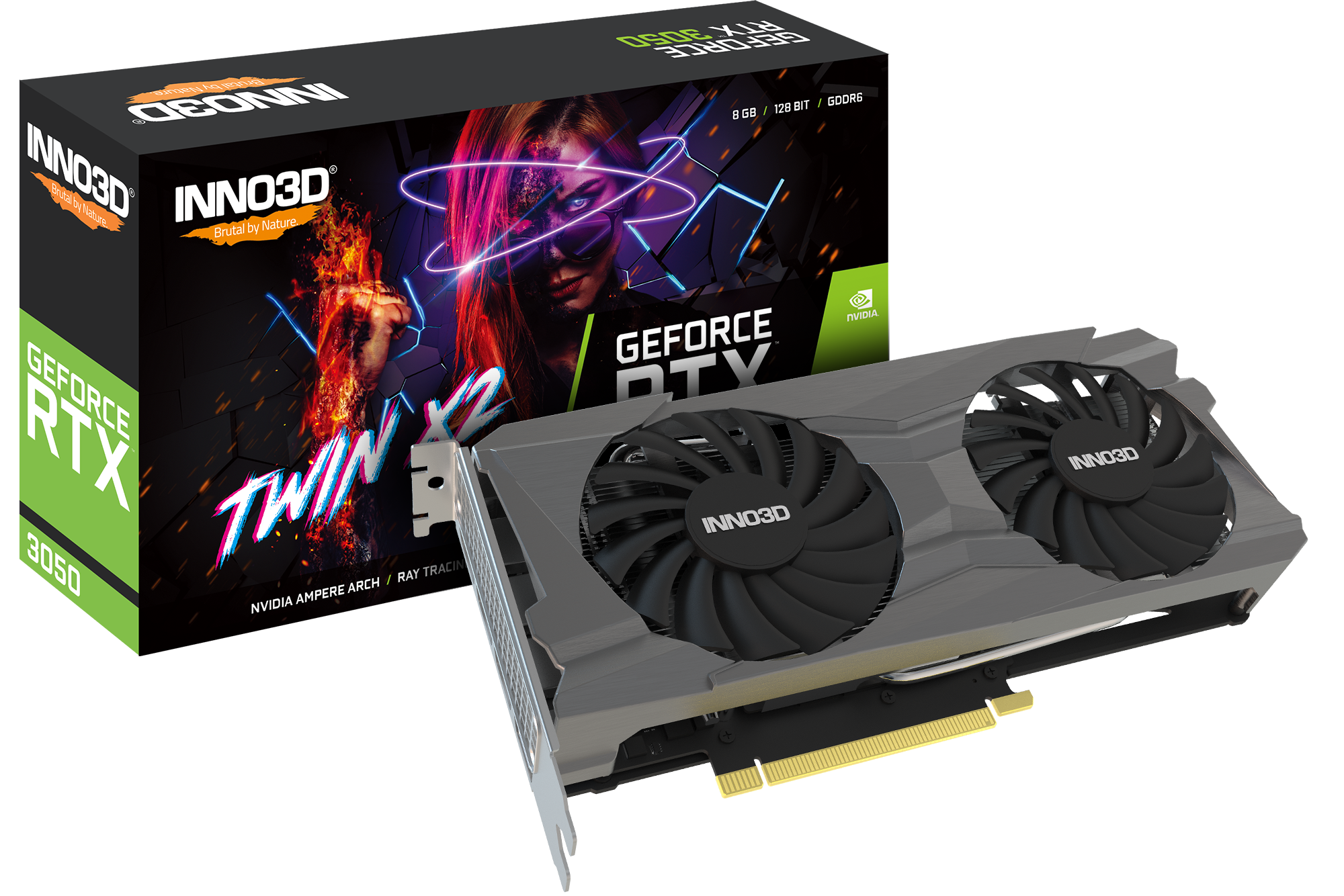 VGA INNO3D GEFORCE RTX 3050 TWIN X2 8GB GDDR6