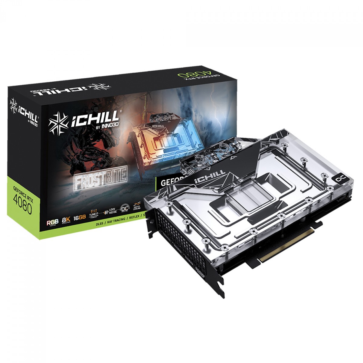 VGA INNO3D GEFORCE RTX 4080 16GB ICHILL FROSTBITE