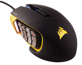 CHUỘT MÁY TÍNH CORSAIR - Scimitar RGB Pro Yellow - CH-9304011-AP - GAMING GEAR