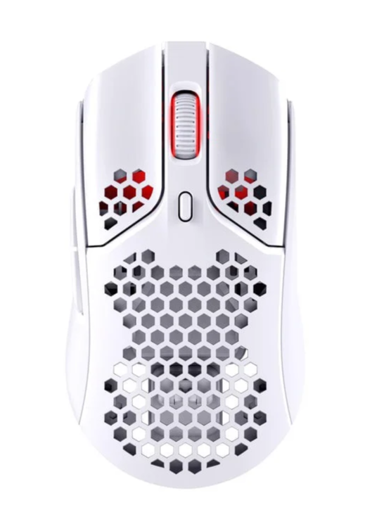 CHUỘT HYPERX PULSEFIRE HASTE WIRELESS WHITE/PINK