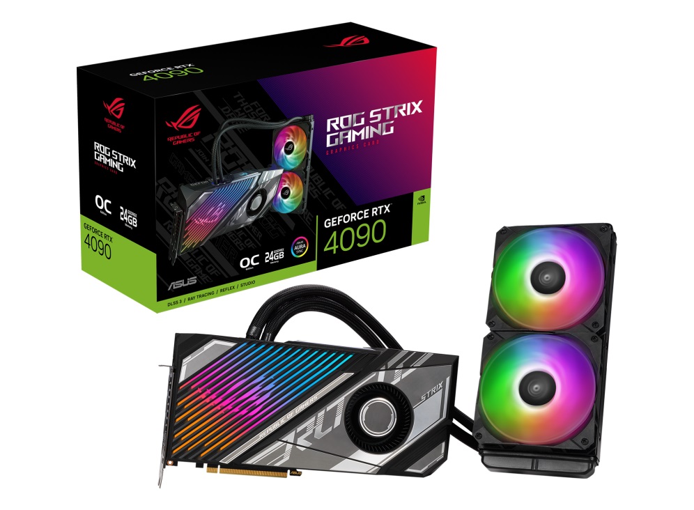 Vga Asus ROG Strix LC GeForce RTX™ 4090 24GB GDDR6X OC Edition