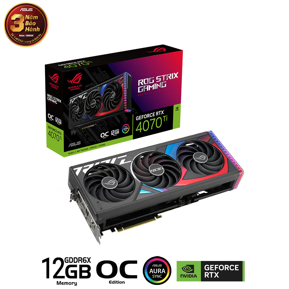 Vga Asus ROG-STRIX-RTX4070TI-O12G-GAMING