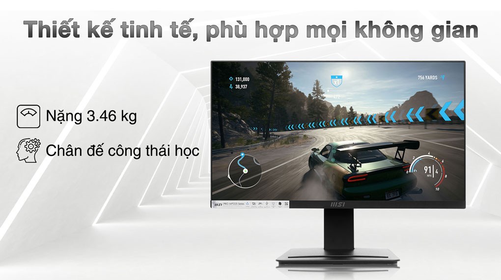 Màn hình MSI PRO MP223 21.45 inch FHD/VA/100Hz/1ms/HDMI