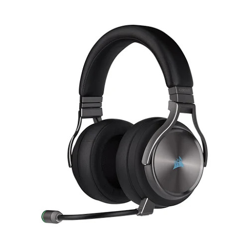 Tai nghe không dây Corsair Virtuoso RGB Gunmetal - 7.1 Surround (CA-9011180-AP)