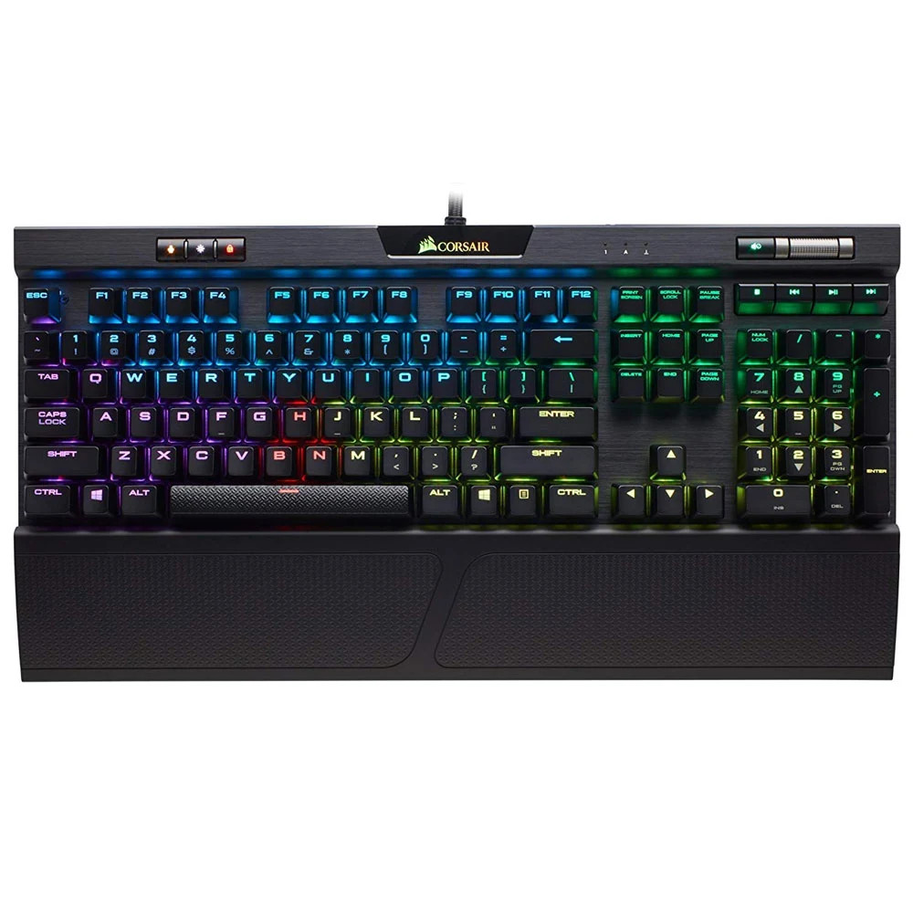 Bàn phím cơ CORSAIR K70 MK.2 RGB MX (Full size/Cherry MX Red/RGB) CH-9109010-NA