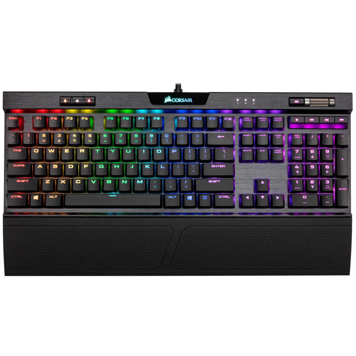 Bàn phím Corsair K70 MK.2-BLK-MX Low Profile RGB Mx Red CH-9109017-NA