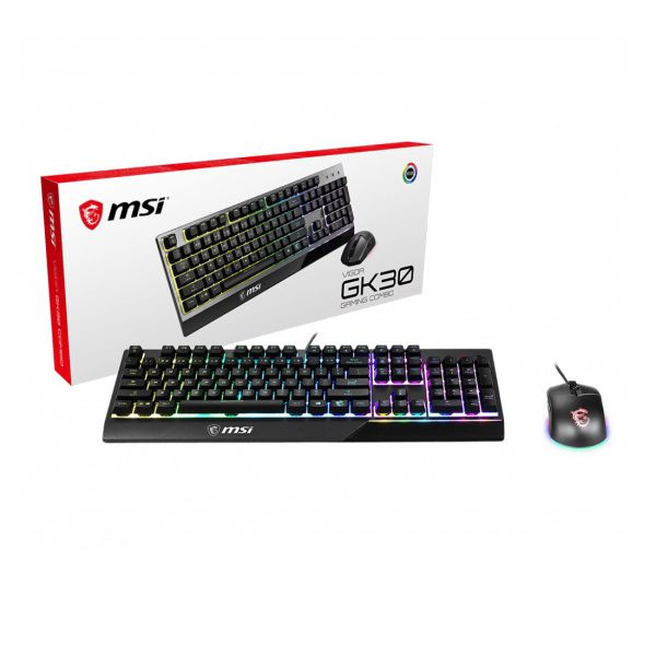 Combo Bàn phím chuột Gaming MSI (GK30 & GM11).