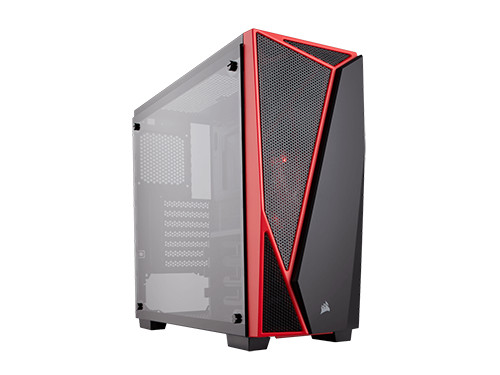 Vỏ máy tính kính cường lực Corsair  SPEC-04 Black/Red - CC-9011117-WW