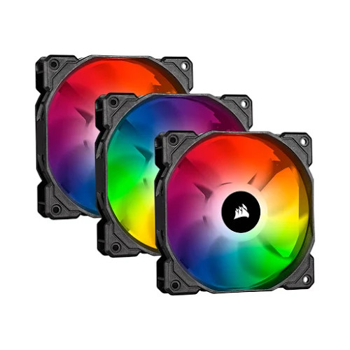 Fan case Corsair SP120 PRO RGB Bộ 3 fan 120mm kèm Node Core - CO-9050094-WW