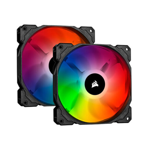 Fan case Corsair SP140 PRO RGB LED Bộ 2 fan 140mm kèm Node Core - CO-9050096-WW