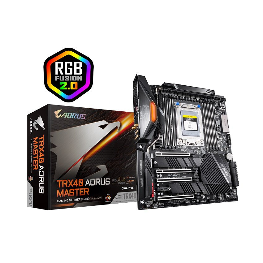 Mainboard GIGABYTE TRX40 AORUS MASTER (AMD TRX40, Socket sTRX4, E-ATX, 8 khe RAM DDR4)