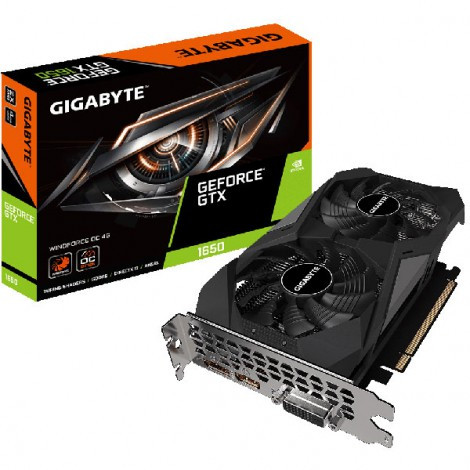 VGA Gigabyte GTX 1650 D6 WINDFORCE OC 4G - N1656WF2OC-4GD