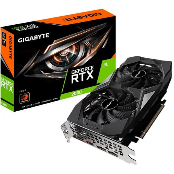 VGA GIGABYTE GEFORCE RTX 2060 D6 6G (GV-N2060D6-6GD)