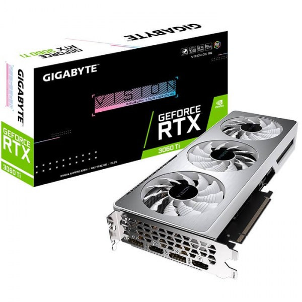 VGA GIGABYTE GEFORCE RTX 3060 Ti VISION OC 8G (GV-N306TVISION OC-8GD)