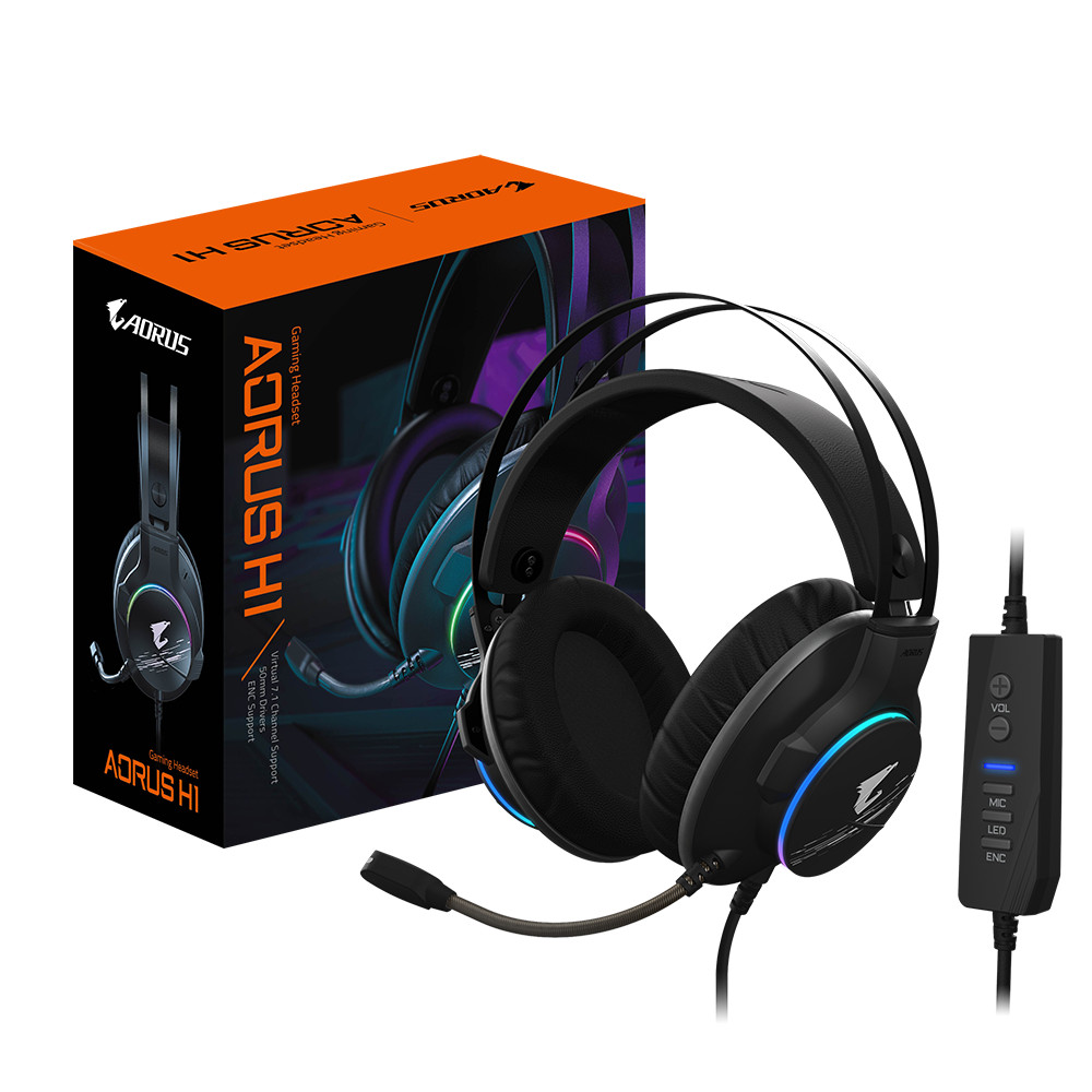 Tai nghe GIGABYTE AORUS H1 GAMING HEADSET 7.1