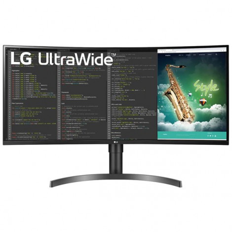 Màn hình LG 35WN75C-B (35inch/2K-QHD/VA/100Hz/5ms/240nits/HDMI+DP+TypeC+Audio/FreeSync/Loa/Cong)