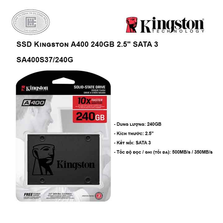 SSD Kingston A400 240GB 2.5