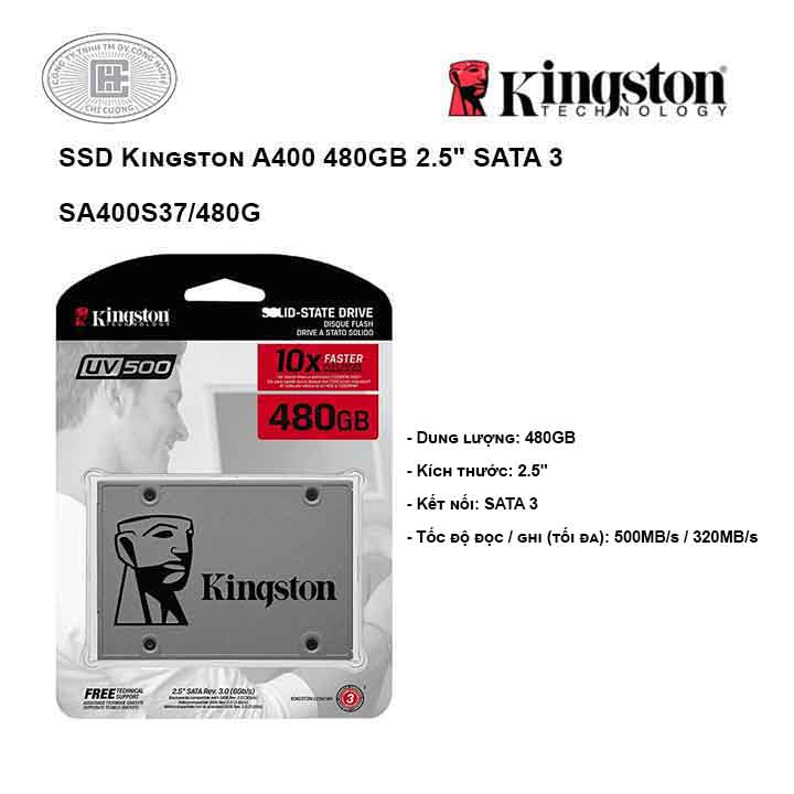 SSD Kingston A400 480GB 2.5