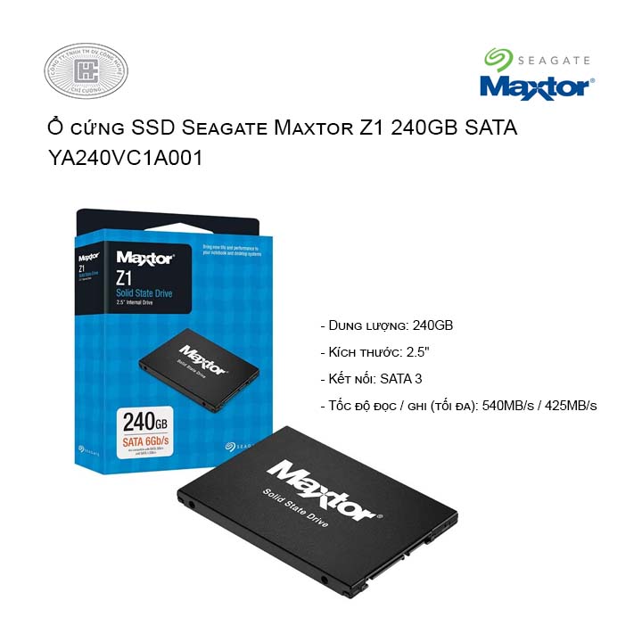 Ổ cứng SSD Seagate Maxtor Z1 240GB 2.5