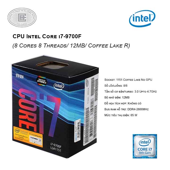 Cpu Intel Core I7 9700f 3 0 Upto 4 7ghz 8c8t 12mb Coffee Lake R 1151 V2 Cong Ty Uy Tin Tại T P Hcm Cpu Intel Core I7 9700f 3 0 Upto 4 7ghz 8c8t 12mb Coffee Lake R 1151 V2 Cong Ty Uy Tin Tại T P Hcm