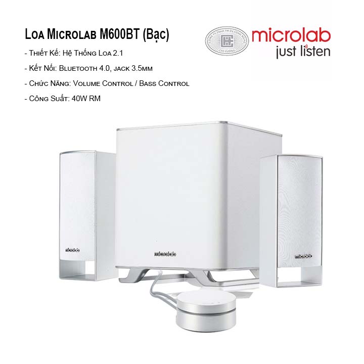 Loa Bluetooth Microlab M-600 BT New 2.1 | Công ty uy tín tại T.p HCM
