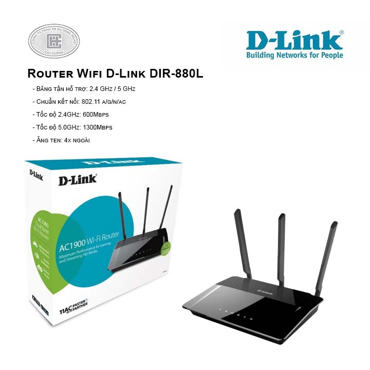 Router Wifi DLink DIR880L Công ty uy tín tại T.p HCM